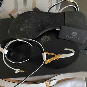Authentic Versace belt and Sandals